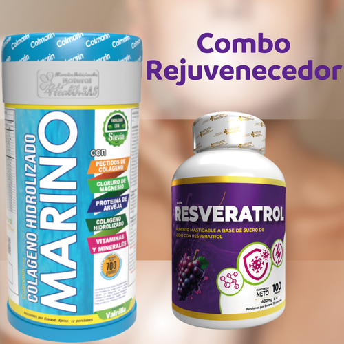 COLMARIN EN POLVO + RESVERATROL MASTICABLE 100 UND
