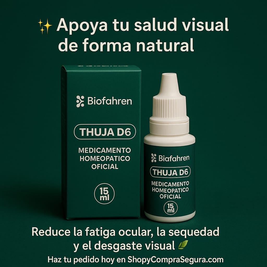 THUJA - GOTAS VISUAL PARA LOS OJOS, ALIVIA LA FATIGA VISUAL, LA SEQUEDAD, LA PICAZON 🧜♀️PAGA CUANDO RECIBAS EL PRODUCTO EN CASA 🏡
