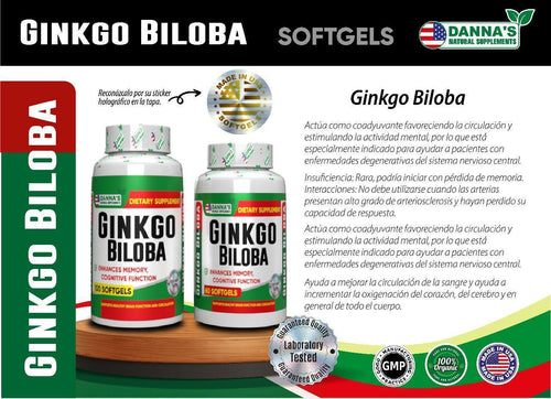 GINKGO BILOBA EN CÁPSULAS