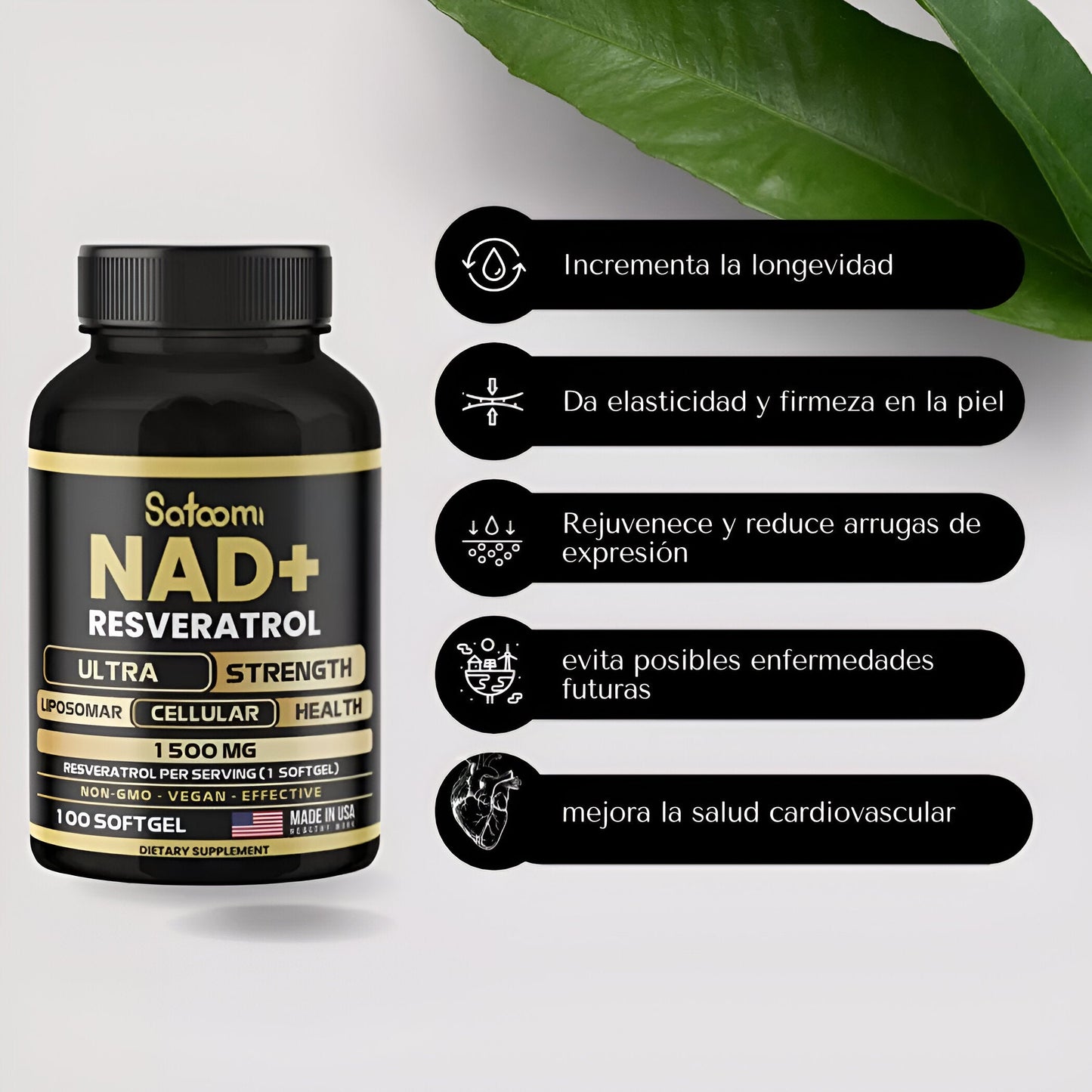 NAD RESVERATROL X 100 SOFTGELS