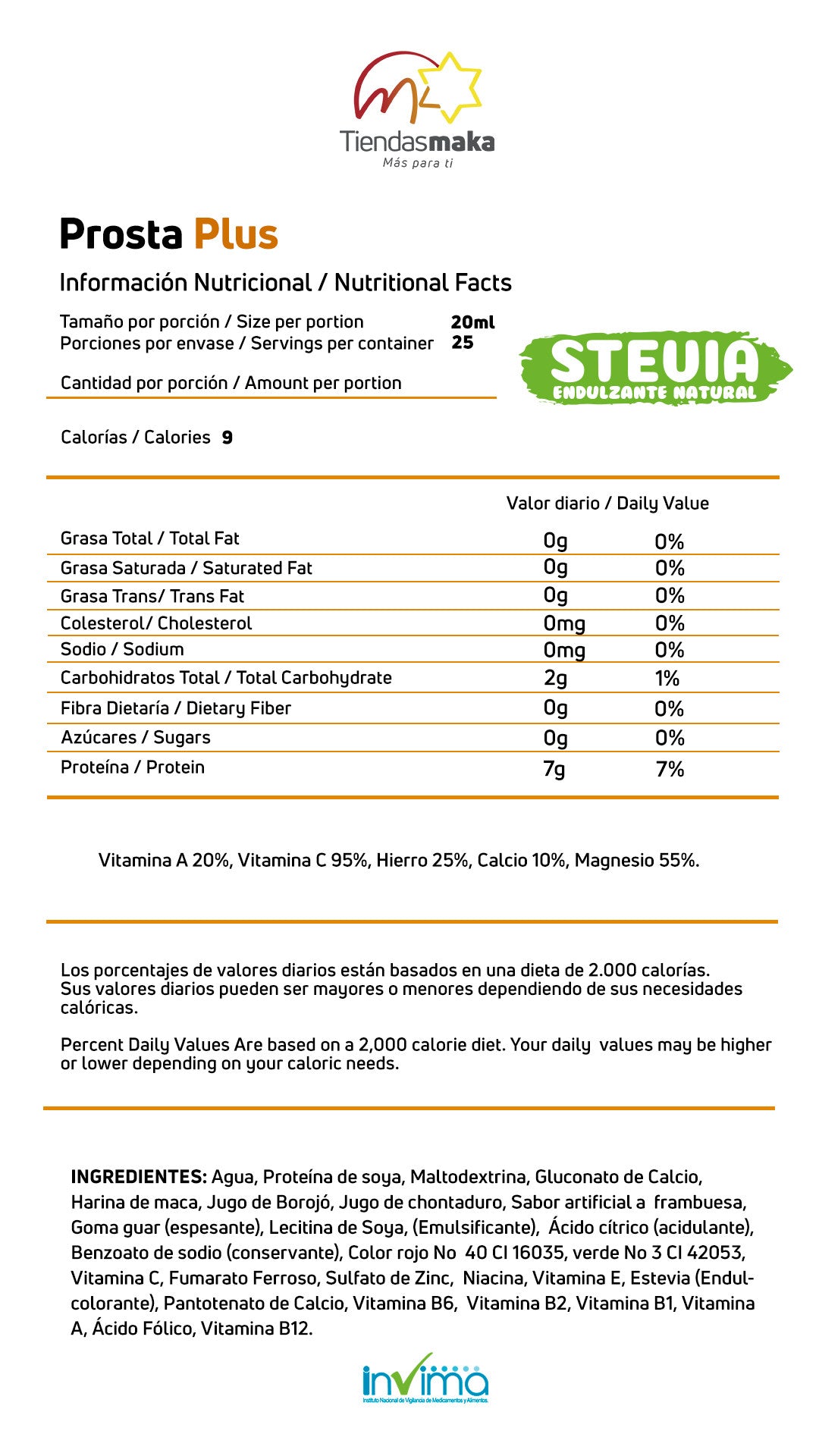 PROSTA PLUS- Problemas de Próstata