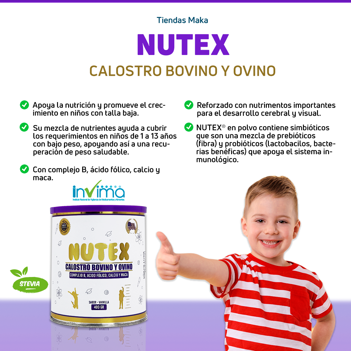 NUTEX - Proteina para niños