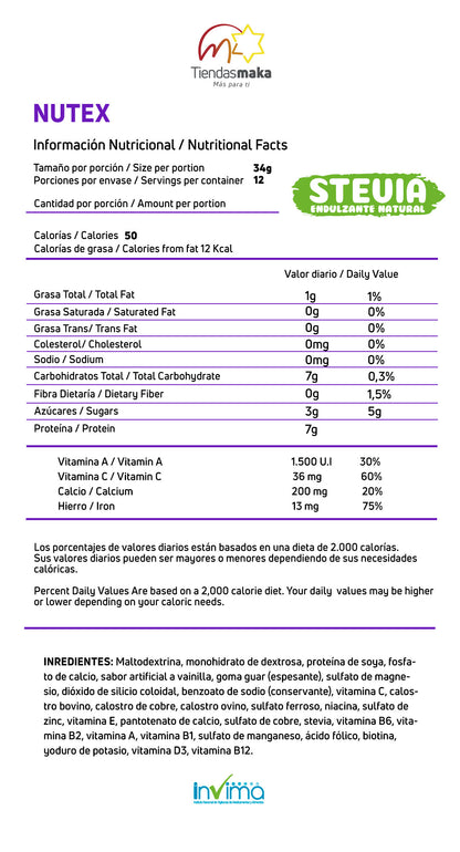 NUTEX - Proteina para niños