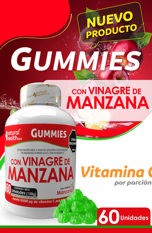 GUMMIES CON VINAGRE DE MANZANA