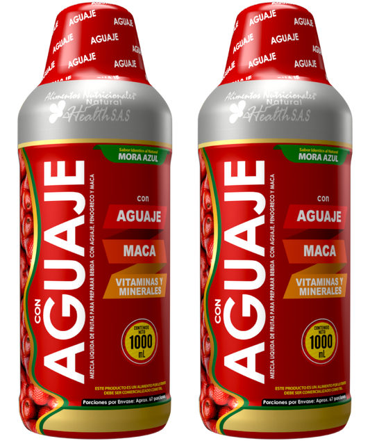 AGUAJE X 1000 ML X 2 UNIDADES