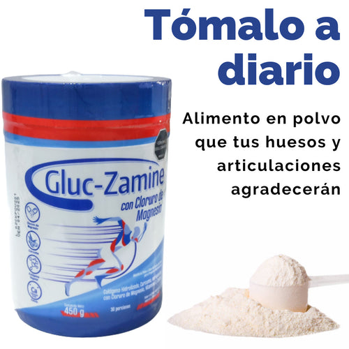 GLUC-ZAMINE CON CLORURO DE MAGNESIO EN POLVO