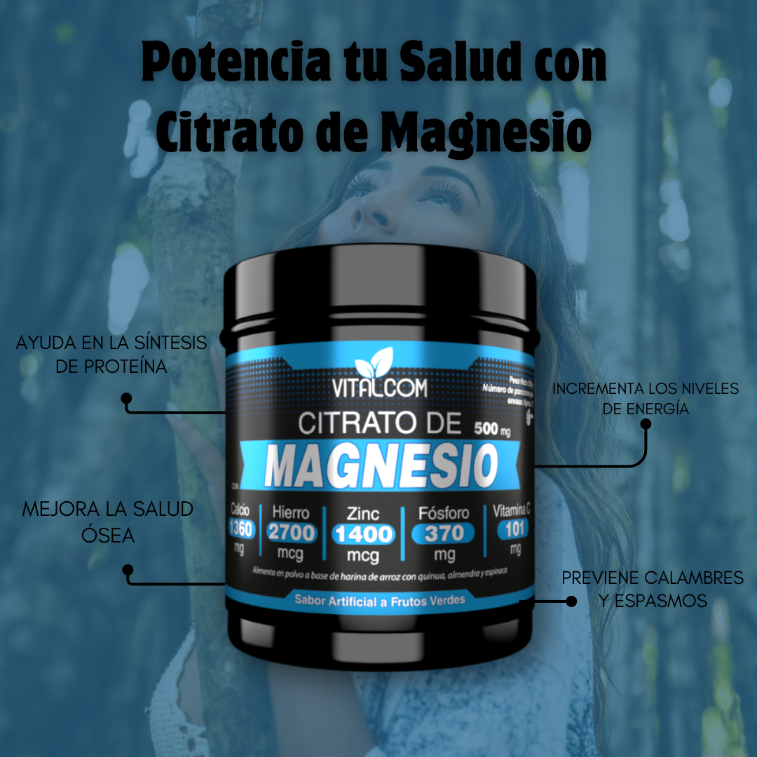 CITRATO DE MAGNESIO 500gr